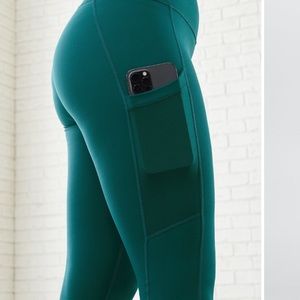 Fabletics Turquoise High waist leggings size xs